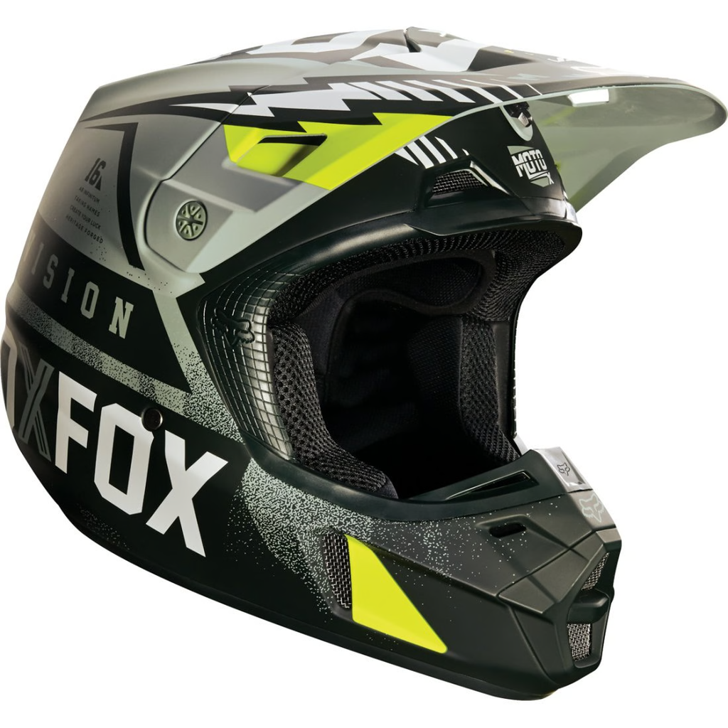 Fox V2 Vicious Helmet Gloss Ece