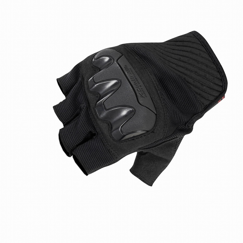 Komine GK-242 Protective Mesh Half Finger Gloves
