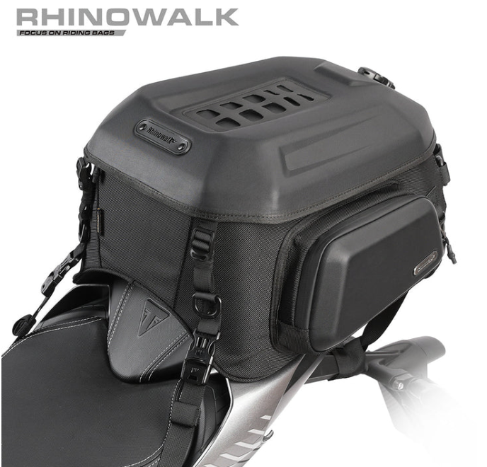 Rhinowalk Expandable Motorcycle Tail Cargo bag 23L - 35L