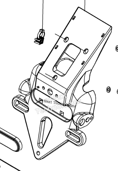 BRKT., UPPER, LICENSE PLATE
