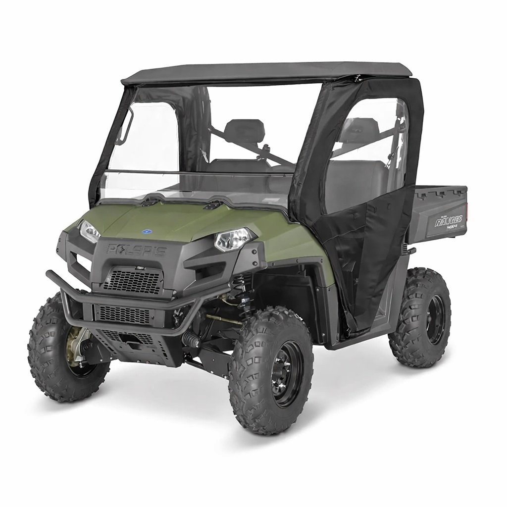 Polaris Front Zip Window Canvas Doors for Ranger, Set of 2