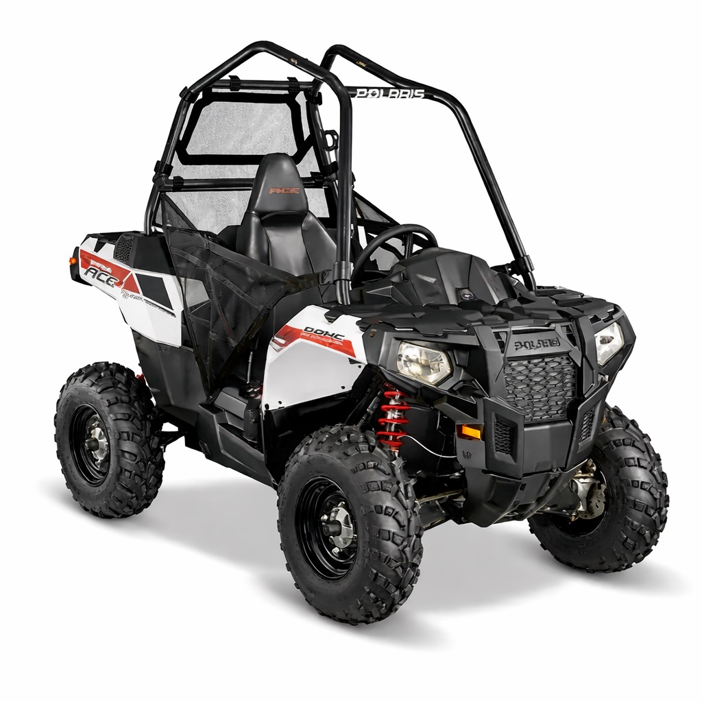 Polaris Mesh Rear Panel for Sportsman Ace