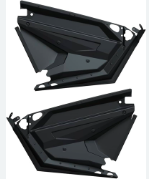 4 Seat Inner Doors Closeoff Panel Black