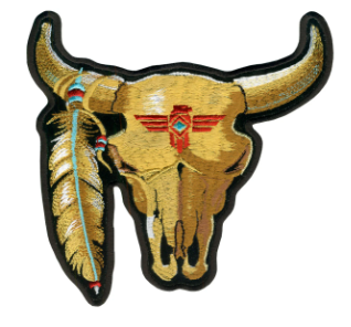 Desert Skull W/Feather PA