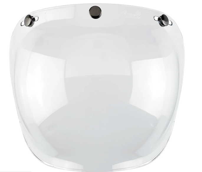 Indian Open Face Bubble Visor Clear