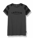 Indian W Stripe Sleeve Tee