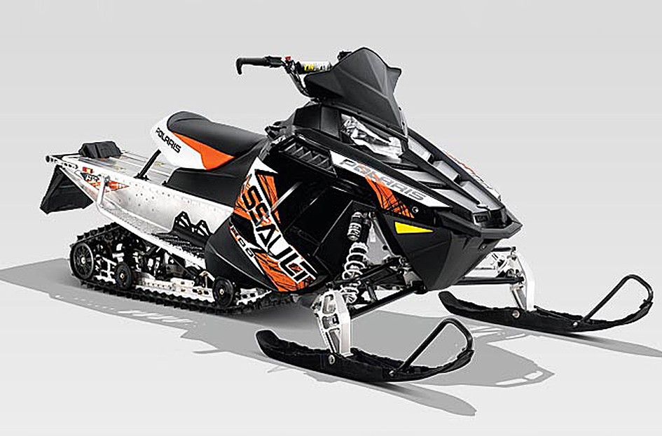 2013 Polaris 800 RMK Assault 155 LE - Orange and White