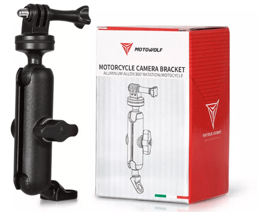 [AB-MOT-3519-H] Motowolf Handlebar Camera Mount