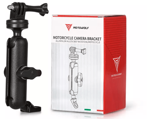 [AB-MOT-3520-H] Motowolf Helmet Camera Mount