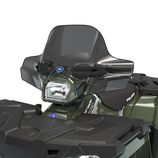 [HO-2880540-412] Polaris Lock & Ride Mid View Tinted Smoke Windshield for Polaris Sportsman
