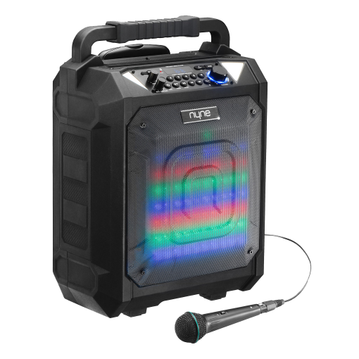[NYNE-MAX] Portable Bluetooth Speaker With Party Lights&Retractable
