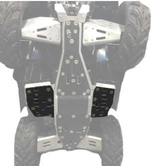 [RV-2444-7401-4] RV Al Skid Plate Kit For Atv Polaris Sportsman Touring 850 /550 Efi (2-Seater) (2011-)