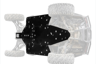 [RV-2444-7405-2] RV Al Skid Plate Kit For Utv Polaris Rzr Xp 900 Efi (2011-)