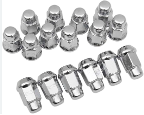 [US-ITP-ALUG20BX] ITP 12Mmx1.50 Splined Chrome Taper Lug Nut