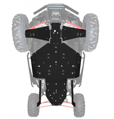 [XRW-110052504NA] XRW Complete Aluminium Skidplates RZR XP 1000