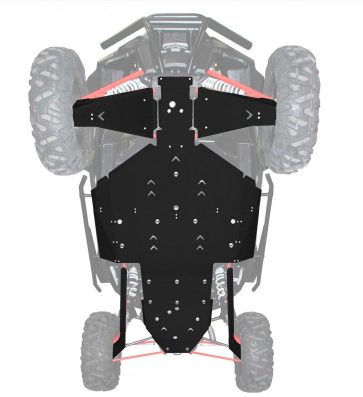 [XRW-110054003NA] XRW Complete Aluminium Skidplates RZR-4 XP 1000
