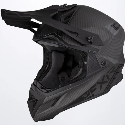 FXR Helium Carbon Helmet with Double D-Ring Buckle