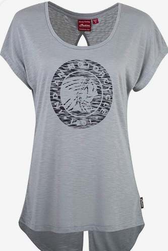 Indian W Open Back Icon Tee