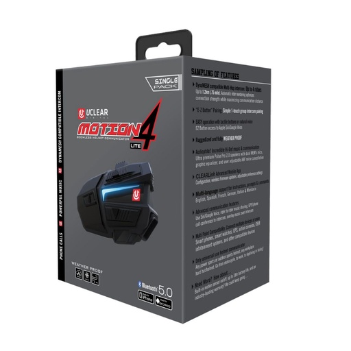 [BIT-180507-MOTION4-L] Uclear Motion 4 Lite Mesh Bluetooth Intercom