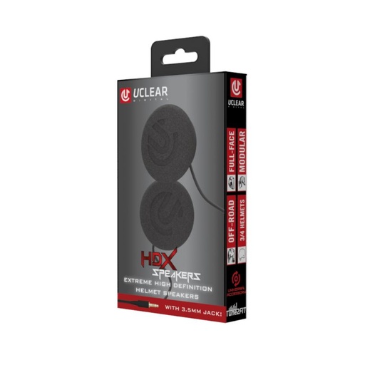[BIT-111045-SPKR-HDX10X] Uclear HDXtreme High Definition helmet speakers