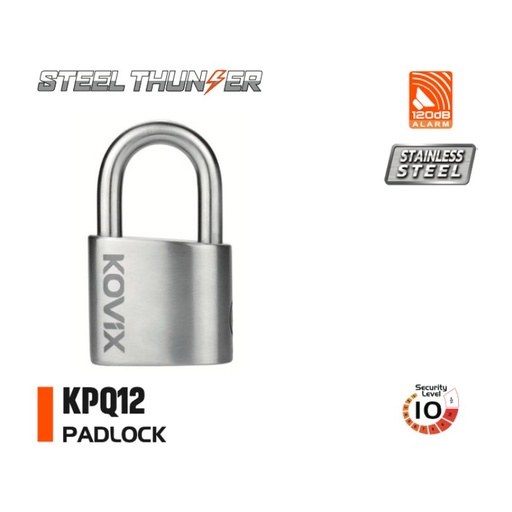 [AB-KOV-KPQ12] Kovix KPQ12 Alarm Padlock