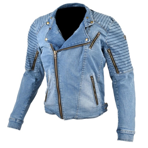Komine JK-154 Protective Denim Double Jacket