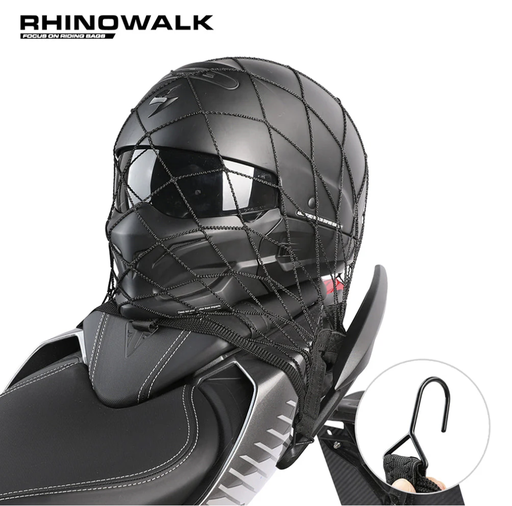 [RNW-MTR003A] Rhinowalk MTR003A Helmet Holder Net - Metal Hook