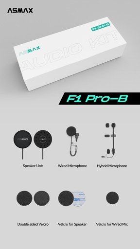 [AB-ASMAX-AUDIO-F1PRO] ASMAX Audio Kit for F1 PRO